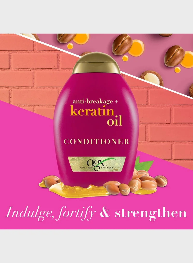 Ogx Conditioner, Strength & Length+ Keratin Oil, New Gentle and PH Balanced Formula