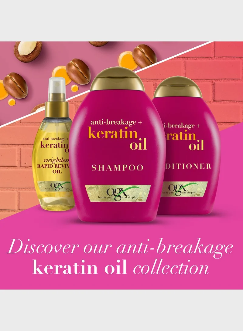 Ogx Conditioner, Strength & Length+ Keratin Oil, New Gentle and PH Balanced Formula