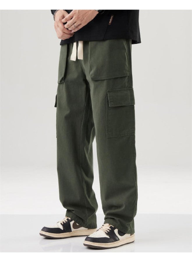 EPTISON Korean Style Summer Trend Men's Cargo Pants - Fashionable Loose-fit Casual Trousers With Drawstring For Sports - Image 1