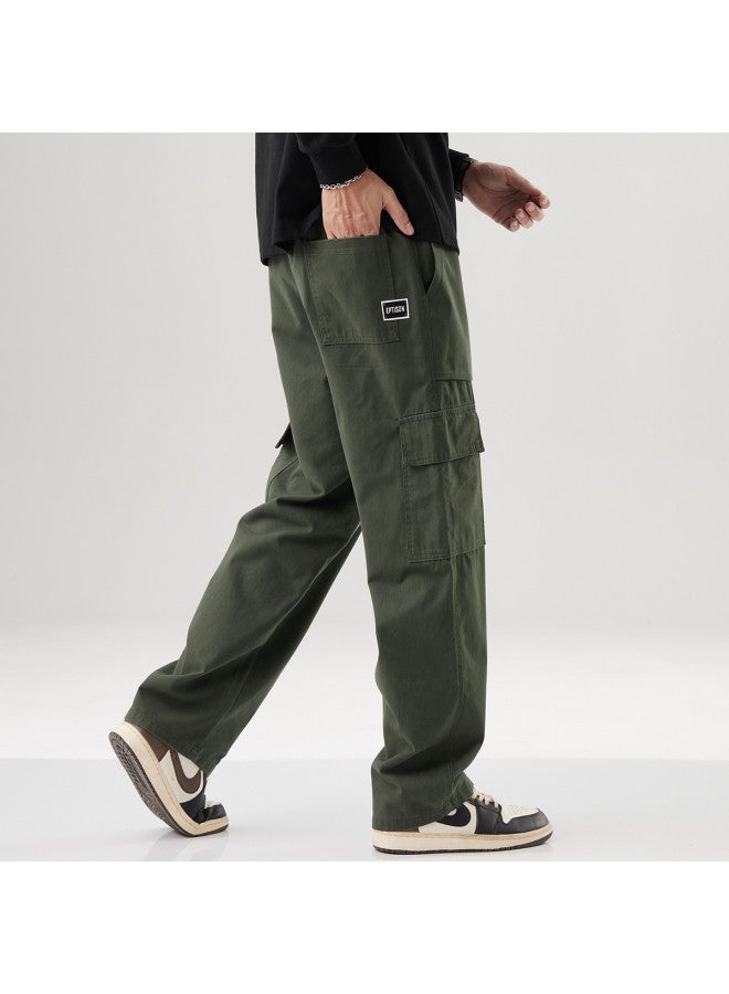 EPTISON Korean Style Summer Trend Men's Cargo Pants - Fashionable Loose-fit Casual Trousers With Drawstring For Sports - Image 3