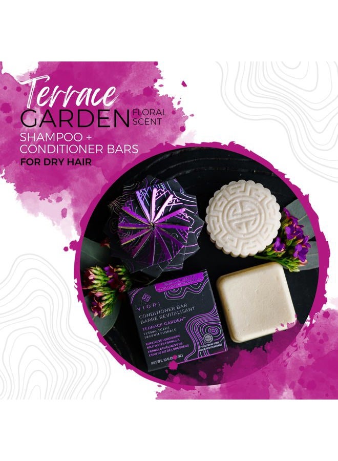 Viori Terrace Garden Conditioner Bar Made with Rice Water - Handcrafted All Natural Organic Conditioner - Image 2