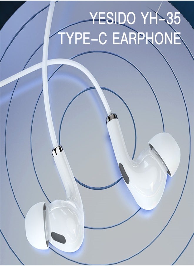 Yesido - YH35 for IPhone16pro, Huawei Type-c Earphones, Apple 16 Mobile Phone In-ear Earphones - Image 1