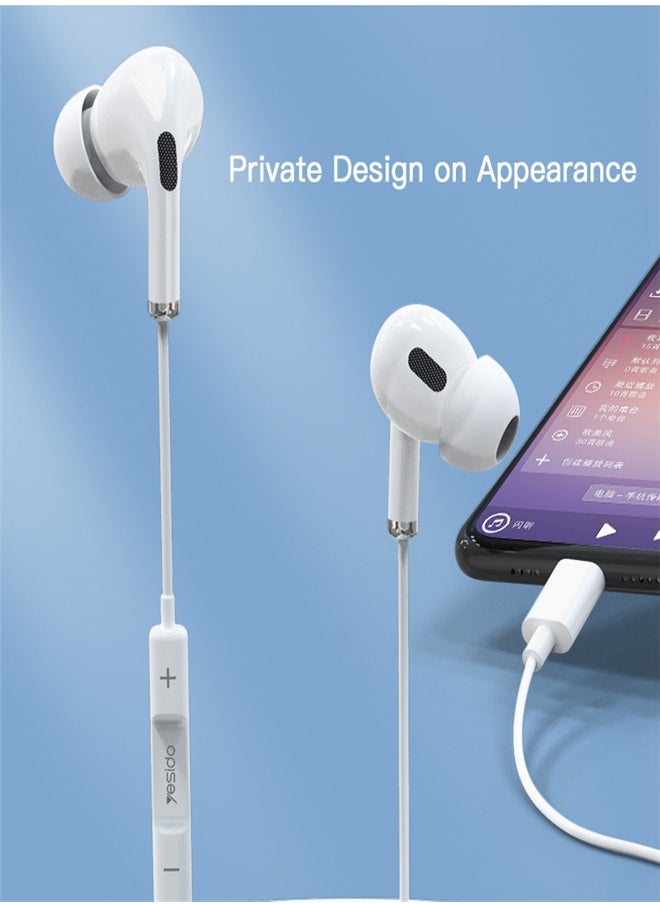 Yesido - YH35 for IPhone16pro, Huawei Type-c Earphones, Apple 16 Mobile Phone In-ear Earphones - Image 1