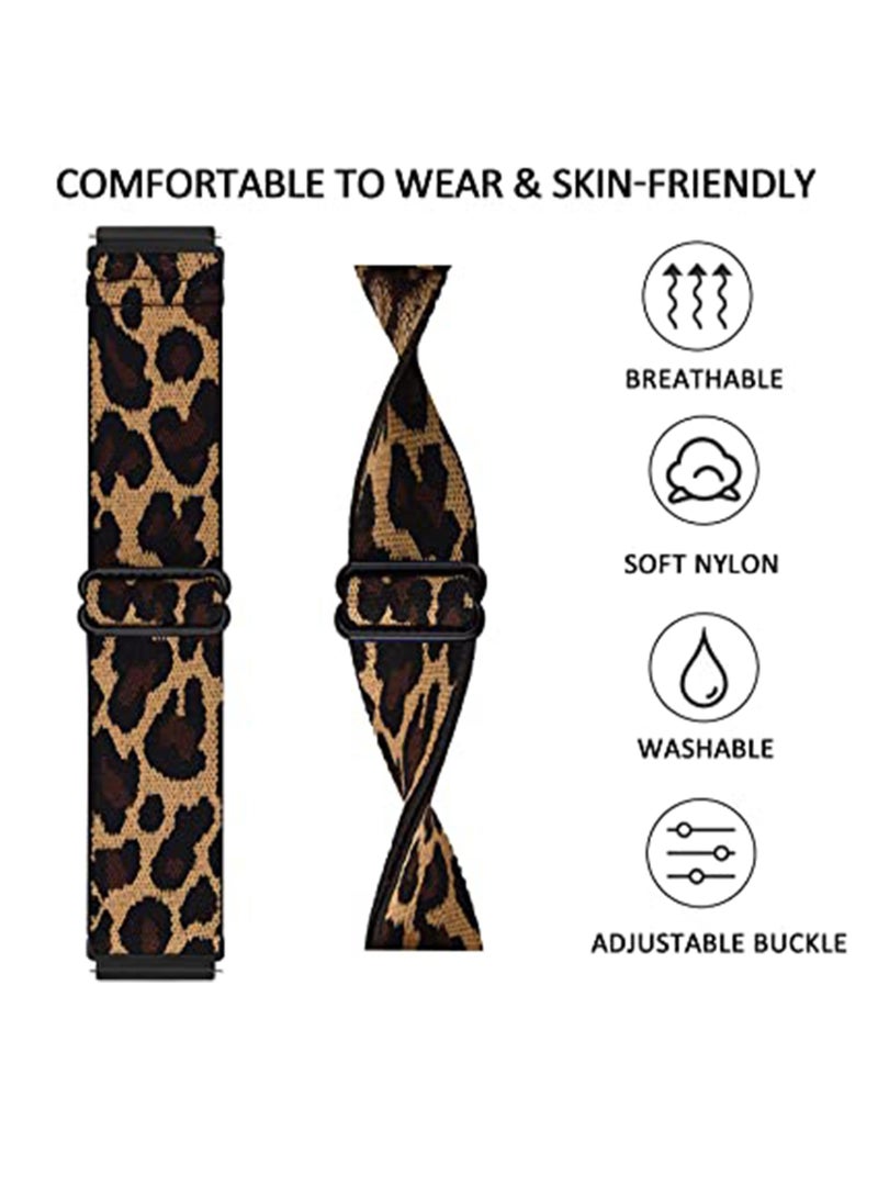 SYOSI Watch Bands of Adjustable Elastic Compatible for Fitbit Versa 1/2 Special Edition Soft Stretchy Loop Bracelet Women Men Replacement Wristbands for Fitbit Versa 1/2 Smart Watch (3 Pack)  - Image 3
