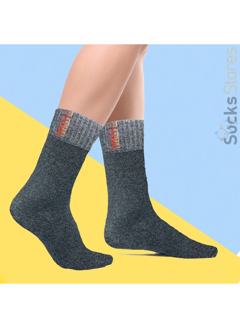 Esinti Men's Socks Thermal Socks Long Towel Socks Colorful Winter Socks