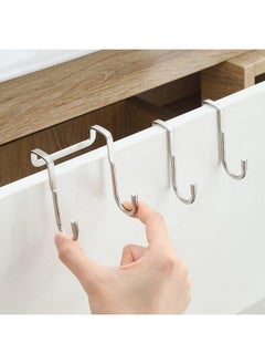 2 Pcs Over The Door Hook Hanger Wall Organiser Detachable Hook Rack For Hanging Towel | Clothes Hanger | Multipurpose Stainless Steel Hooks Nail-Free - pzsku/ZA5A02E1F17FA0E215C8AZ/45/_/1735817582/86a72c58-33a1-48d5-9bae-1df4d00b3b8f