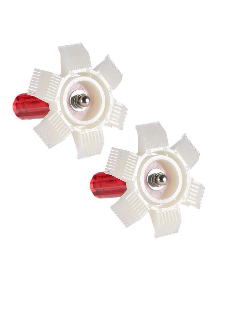 Excefore Air Conditioner Condenser Fin Comb, Condenser Cleaner Repair Tool Air Conditioning Brush Accessory, for Cleaning Car Automotive Refrigeration Radiator Evaporator (2 Sets)  - Image 1