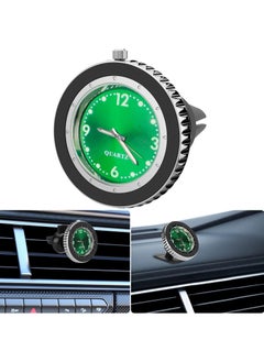 Car Clock, Quartz Analog Car Dashboard Time Air Vent Stick-On Clock Watch, 360° Rotation Mini Clock, Universal Car Accessories for Vehicle Truck, Magnetic Phone Holder, Battery Included