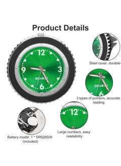 SYOSI Car Clock, Quartz Analog Car Dashboard Time Air Vent Stick-On Clock Watch, 360° Rotation Mini Clock, Universal Car Accessories for Vehicle Truck, Magnetic Phone Holder, Battery Included  - Image 3