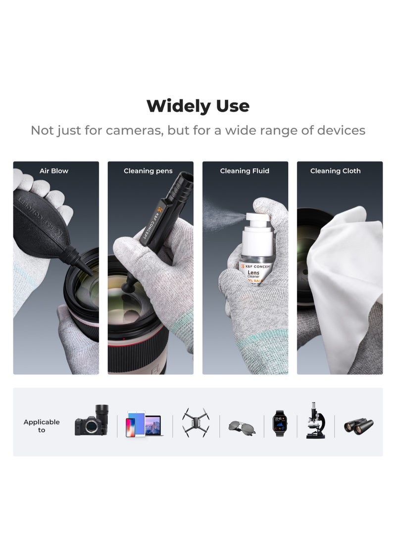 K&F Concept KF 1868 K&F Concept 23‑in‑1 Camera & Lens Cleaning Kit – Complete Sensor & Optics Maintenance Set - Image 5