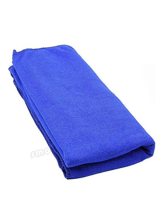 Microfiber Absorbent Drying Bath Beach Towel Washcloth Swimwear Hair Towel Blue - Image 2