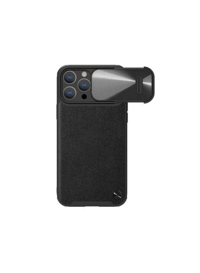 Nillkin Apple iPhone 14 Pro CamShield Leather Case S - black - Image 1