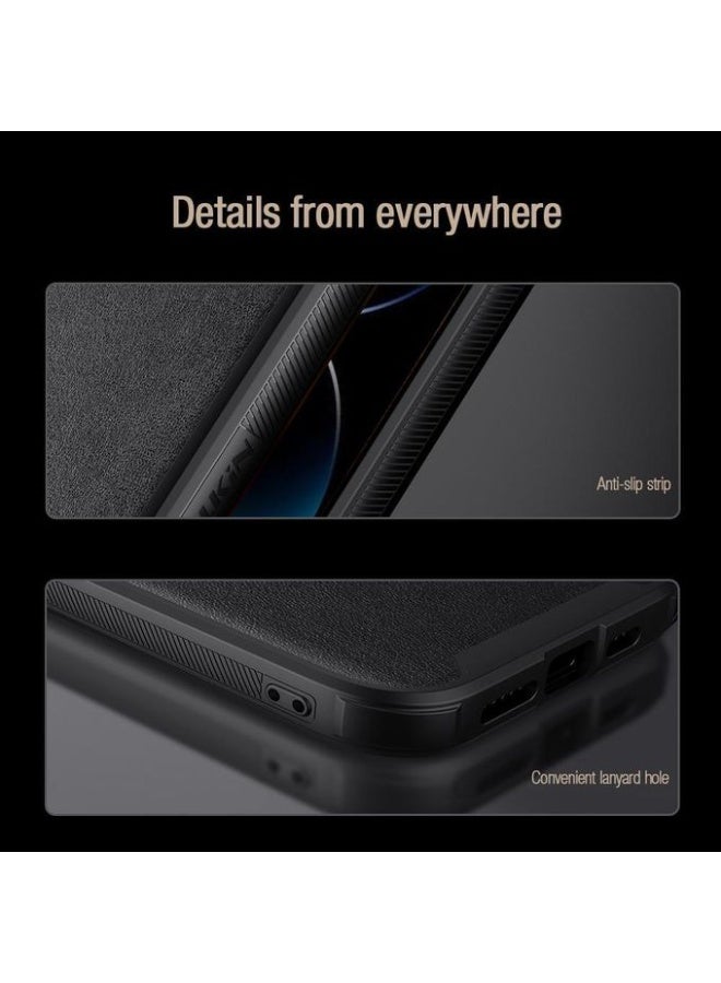 Nillkin Apple iPhone 14 Pro CamShield Leather Case S - black - Image 2