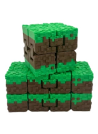 Minecraft-Inspired 3D Printed Infinity Fidget Cube Toy – Pixel Block Grass Stress Relief Puzzle - pzsku/ZA5A0714DEB9176154557Z/45/_/1738332129/de108c22-b9c5-405d-a199-f316238256fe