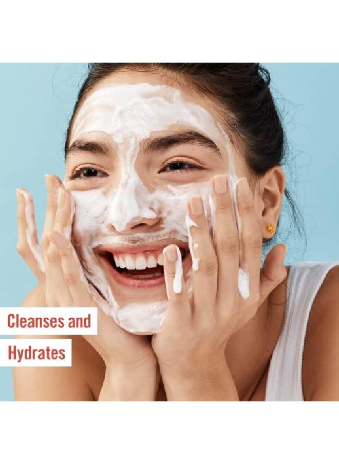 First Aid Beauty Pure Skin Face Cleanser Sensitive Skin Cream Cleanser With Antioxidant Booster Travel Size 2 Oz  - Image 3