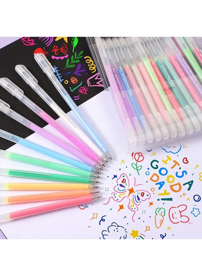 ZZWUAPT Arylic Paint Gel Pens,3D Acrylic Gel Pen,Pastel Pens for Black Paper,Wood,Canvas,Stone,Rock Painting,Glass,Ceramic Surfaces,DIY Crafts Making Art Supplies - Image 3