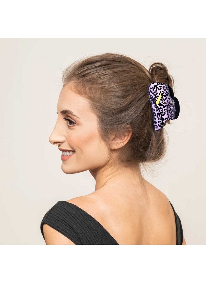 PHALIN - 4/6Pcs Western Hair Claw Clip For Women Cowgirl Hat Boot Large Hair Clips Nonslip Leopard Sunflower Hair Jaw Clamps For Thick Thin Hair (4Pcs A) - Image 1