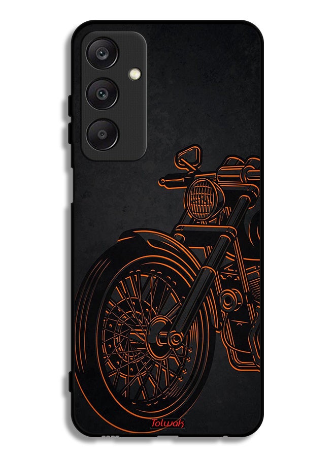 Tolwak جراب حماية سامسونج جالكسي A25 5G بتصميم دراجة عتيقة - Image 1