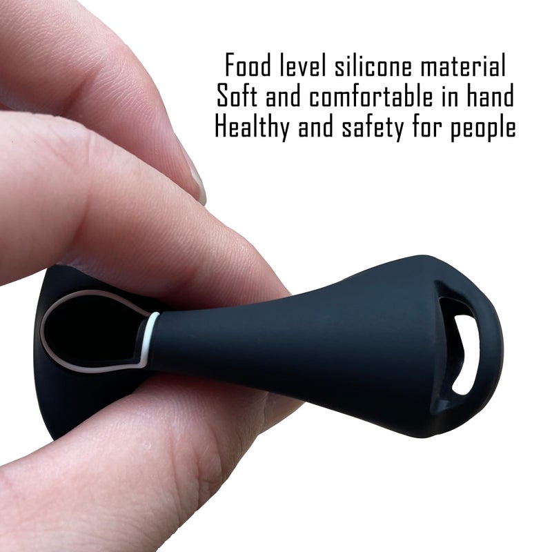 TANDRIVE Key Fob Cover Compatible with 2026 2025-2019 Mazda CX-5 CX-30 CX-50 CX70 CX90 3 6 CX-9 MX-5 Miata, Silicone, 4-Button, 2-Pack, Black and Black - Image 5