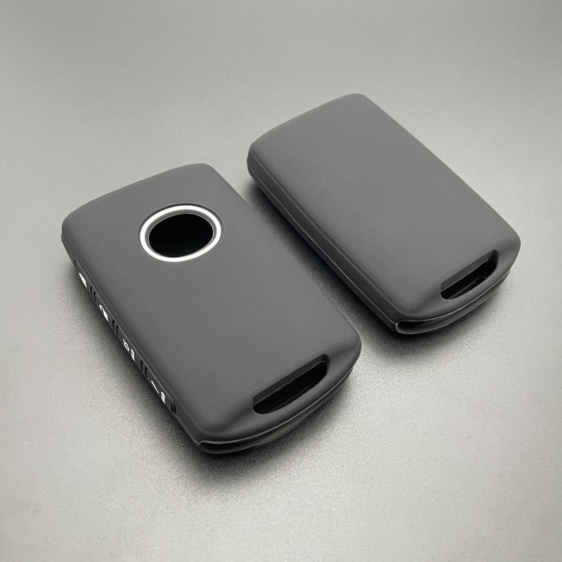TANDRIVE Key Fob Cover Compatible with 2026 2025-2019 Mazda CX-5 CX-30 CX-50 CX70 CX90 3 6 CX-9 MX-5 Miata, Silicone, 4-Button, 2-Pack, Black and Black - Image 4