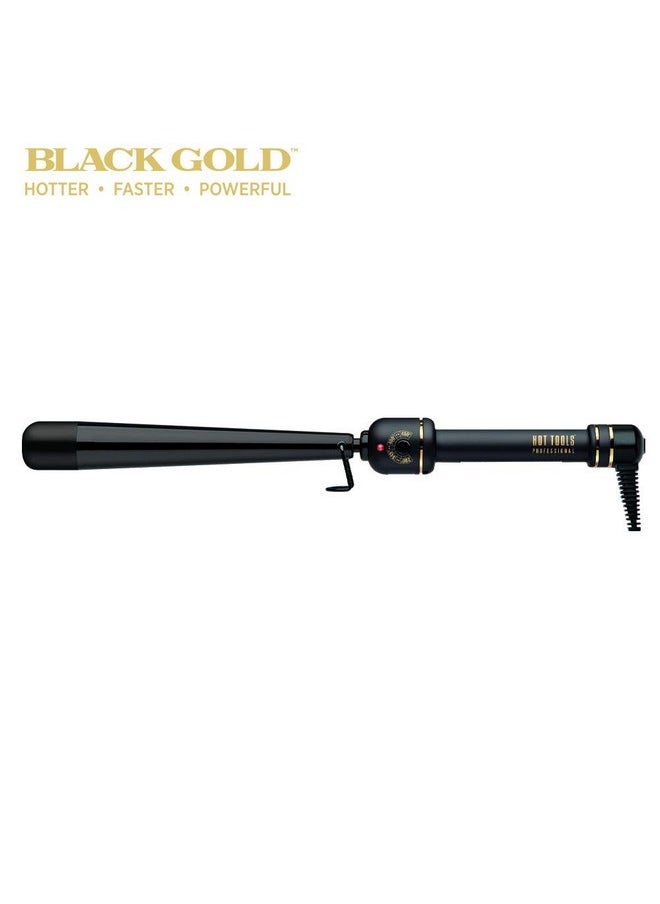 Hot Tools - Black Gold Reversed Tapered Curling Wand Creates Tousled Waves And Curls (114 ¾ In) - Image 1