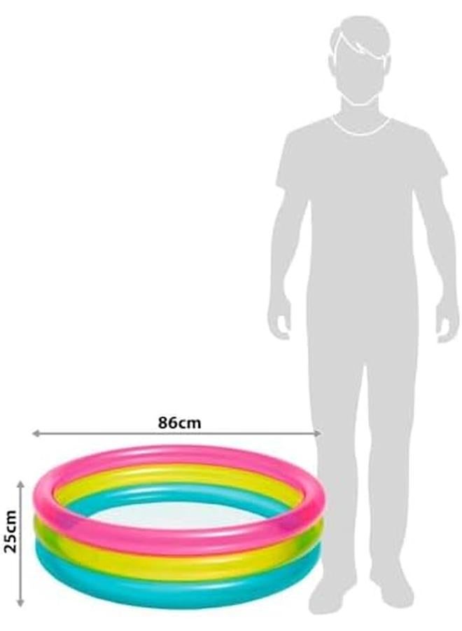 انتكس حوض سباحة اطفال رينبو متعدد الالوان 57104 - Image 4