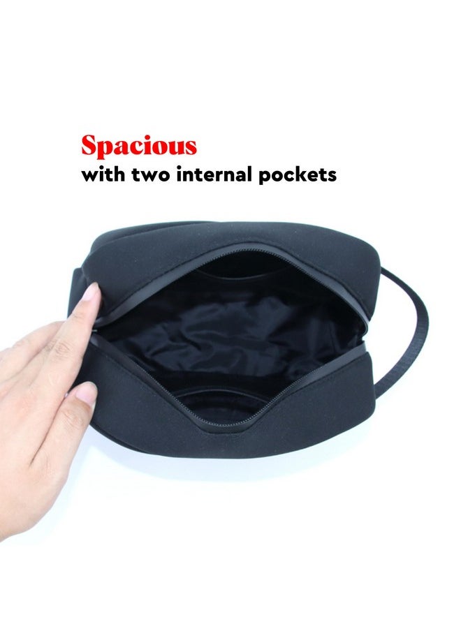 The Wolf Project Wolf Project Neoprene Dopp Kit For Men, Toiletry Bag, Travel Kit, Accesories Organizer, Water Resistant  - Image 5