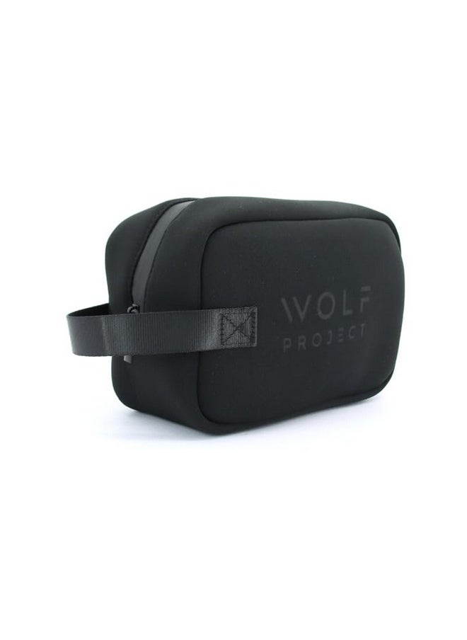 The Wolf Project Wolf Project Neoprene Dopp Kit For Men, Toiletry Bag, Travel Kit, Accesories Organizer, Water Resistant  - Image 1