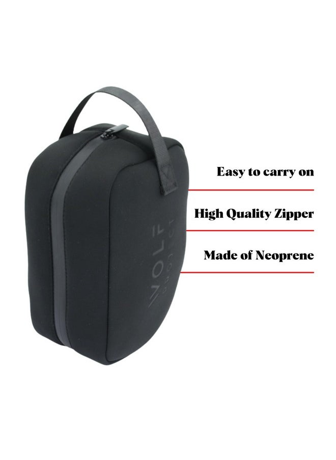 The Wolf Project Wolf Project Neoprene Dopp Kit For Men, Toiletry Bag, Travel Kit, Accesories Organizer, Water Resistant  - Image 4