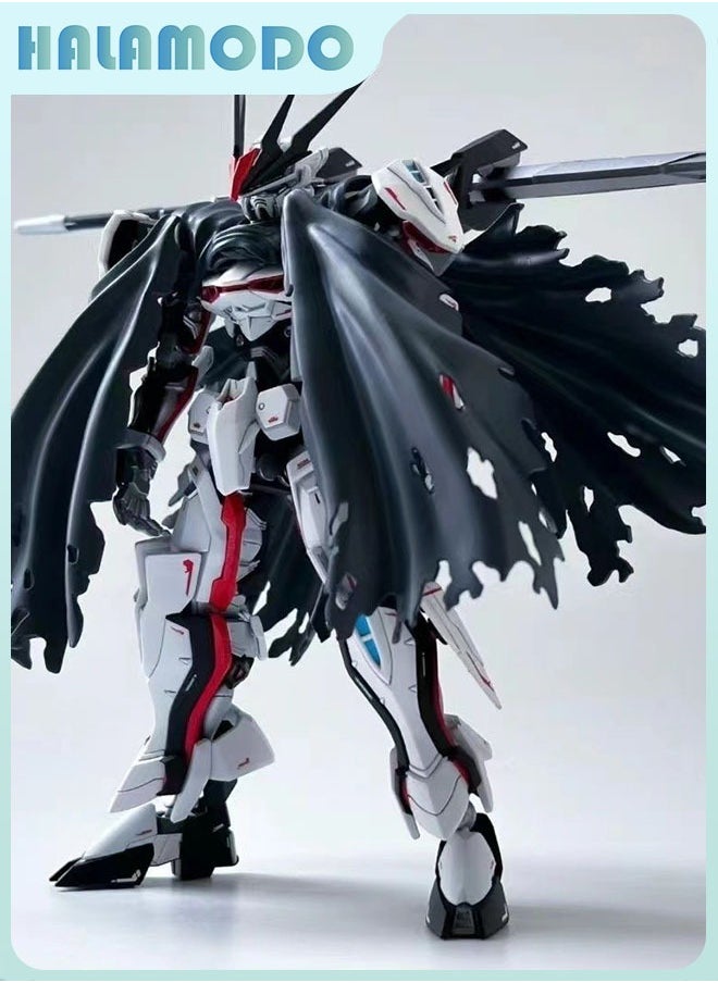 HALAMODO Gundam Xingdong Lord Astray Action Figure Mecha Warrior Assembly Model, with Cape and Water Decals Included, a Super Cool Desktop Decoration, an Assembly Toy Loved by Both Boys and Girls  - Image 4