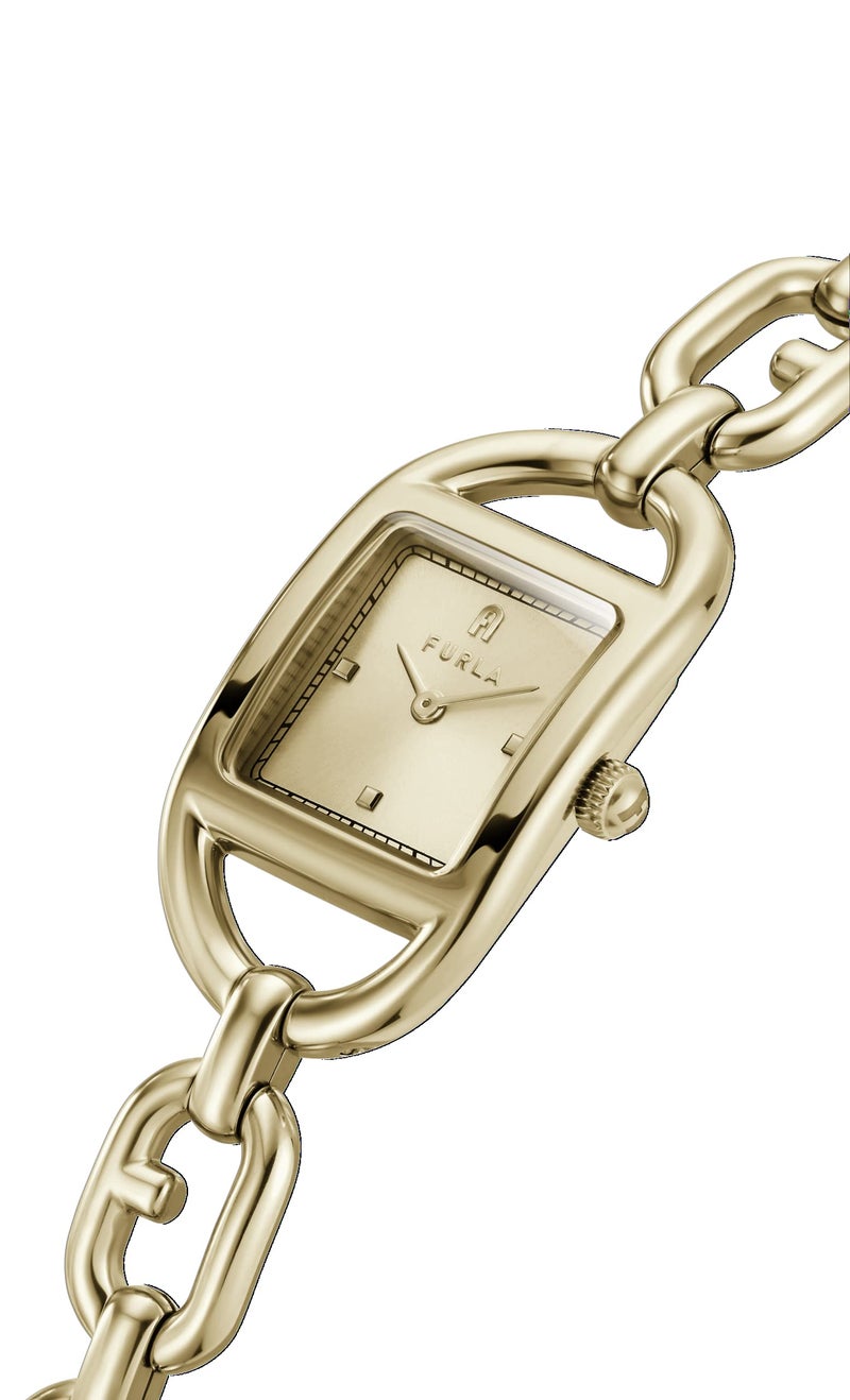 Furla Women's Stainless Steel Gold Tone Bracelet Watch (Model: WW00026008L2) - Image 4