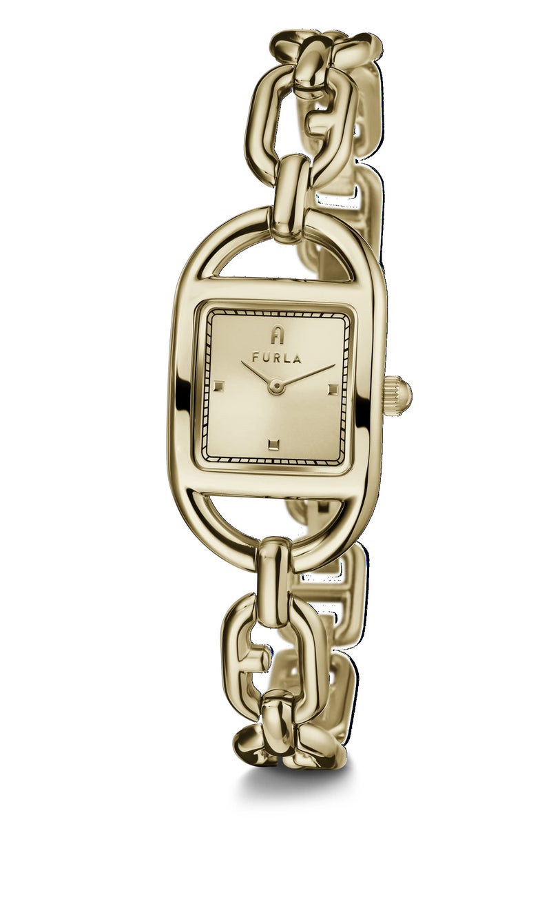 Furla Women's Stainless Steel Gold Tone Bracelet Watch (Model: WW00026008L2) - Image 5