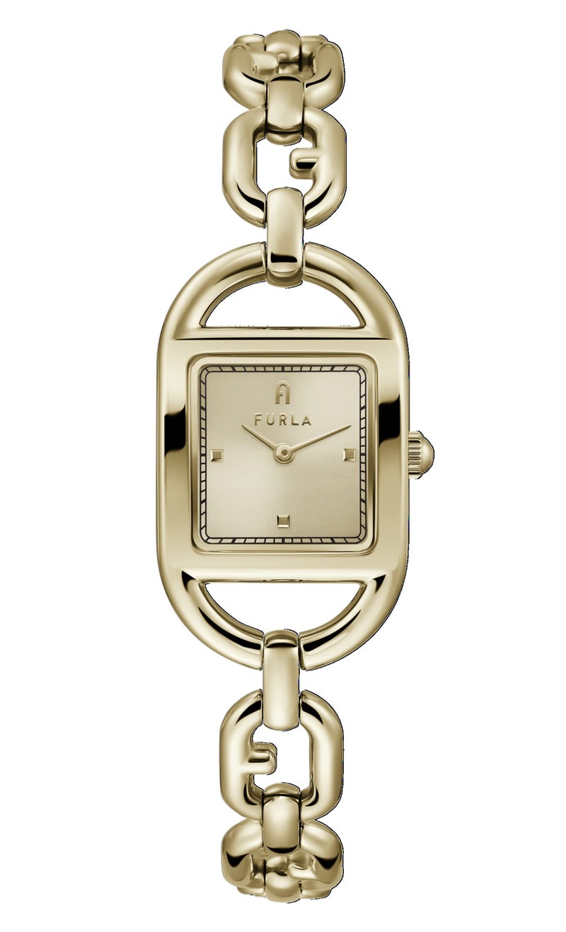 Furla Women's Stainless Steel Gold Tone Bracelet Watch (Model: WW00026008L2) - Image 1