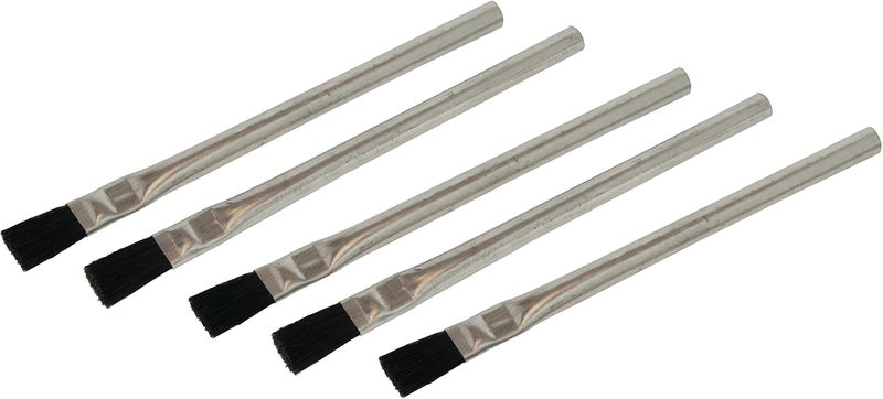 Silverline 105878 Solder Flux Brushes 5pk 15 mm