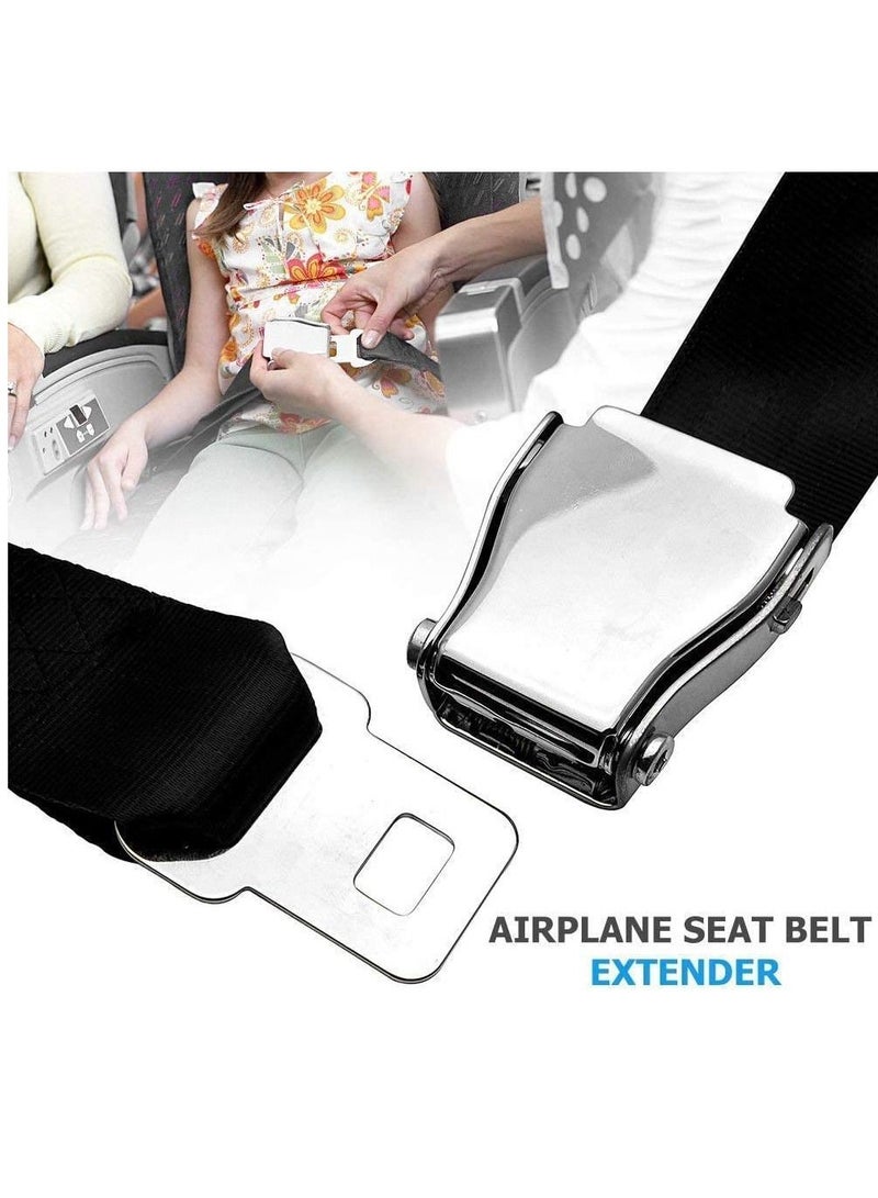 Excefore Airplane Seat Belt Extender, Adjustable Airplane Seat Seat Belt for Your Comfortable Travel (1 Pack) - Image 4