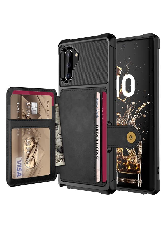 S-TOP Case For Samsung Galaxy Note10 Magnetic Wallet Card Bag Leather Phone Case - Image 1