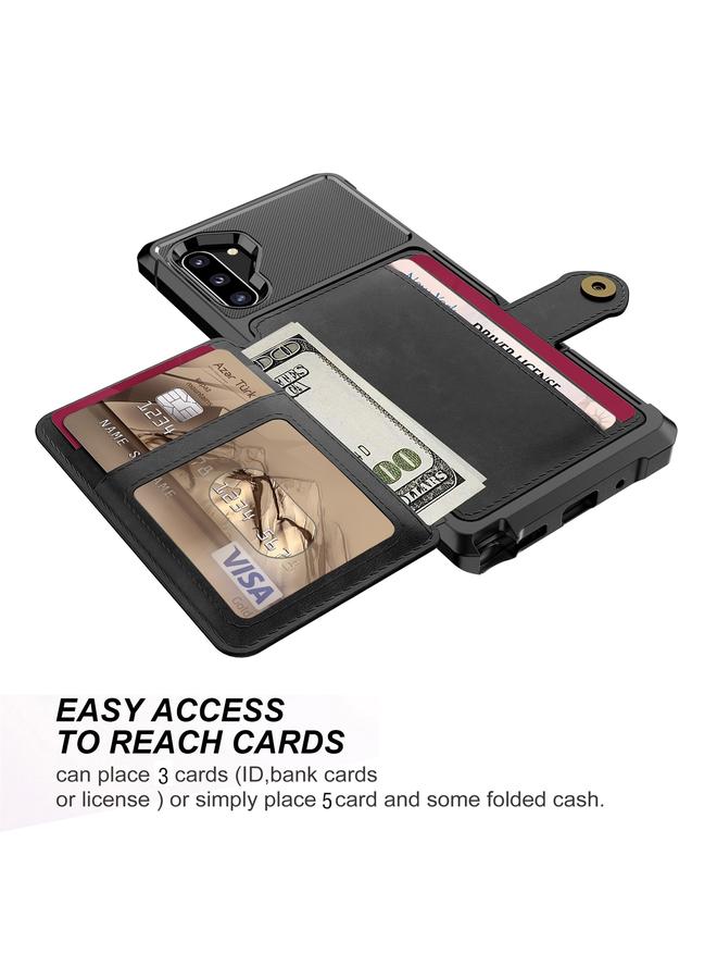 S-TOP Case For Samsung Galaxy Note10 Magnetic Wallet Card Bag Leather Phone Case - Image 3