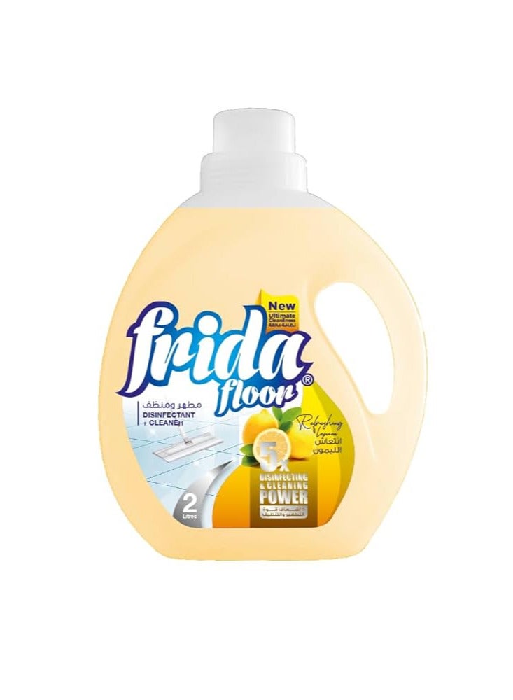 Frida Floor Cleaner & Disinfectant Fresh Lemon 2 L - Image 1