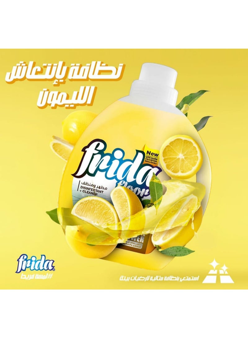 Frida Floor Cleaner & Disinfectant Fresh Lemon 2 L - Image 3