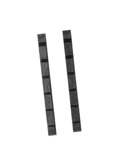 Thoraya 2Pcs Electric Guitar Nut Bone 6 String Pre Slotted Guitar Nut Replacement for Strat Black  - Image 5