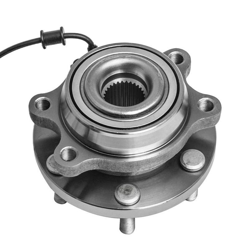 TUCAREST 515065 for 4WD Only Front Wheel Bearing and Hub Assembly Compatible with 20052018 Nissan Frontier 0512 Pathfinder 0515 Xterra 0912 Suzuki Equator 4WD 4x4 6 Lug WABS