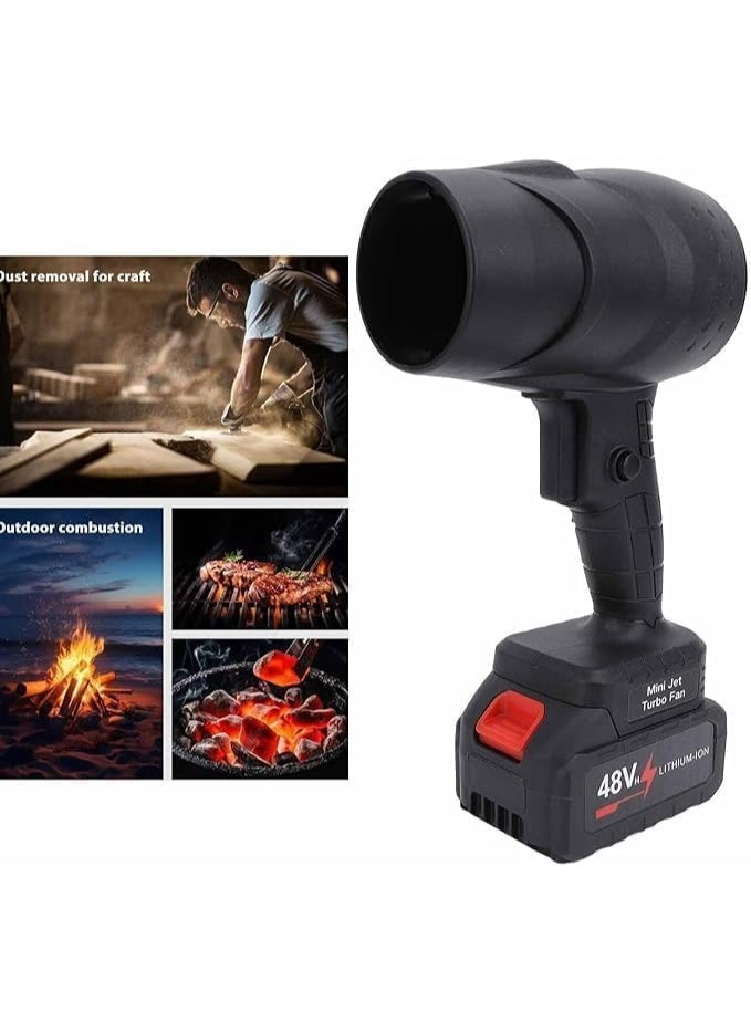 48V Cordless Portable Electric Air Blower – For car cleaning and drying, versatile with rechargeable lithium battery, ideal for cleaning dust and leaves - Image 5