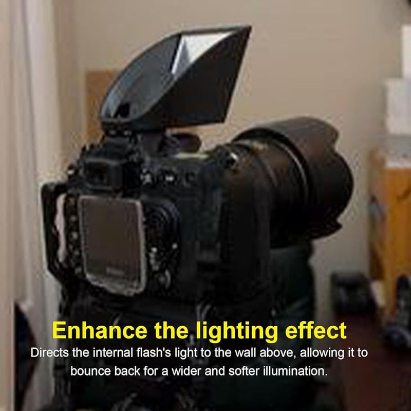 Camera Flash Bounce Diffuser Soft Light Reflector Cover Enhanced Photography Lighting - Image 5