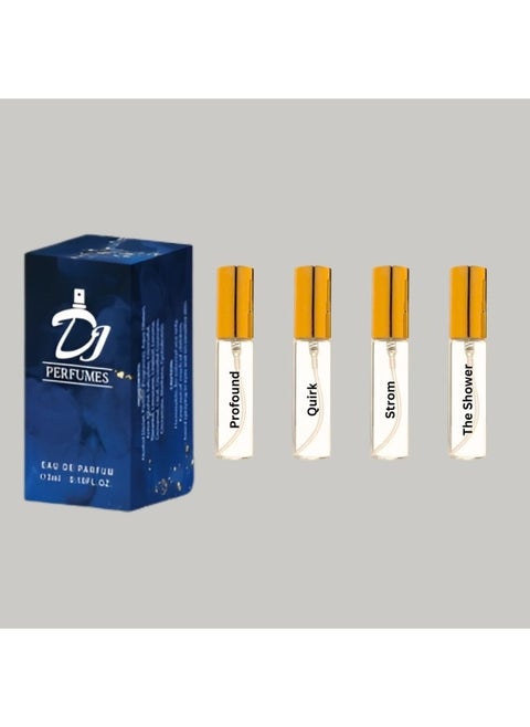 4pcs Assorted Set of EDP 3ml for Men