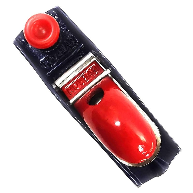 VTH mini iron steel block plane everon heavy duty carpenter wood tool with sharp planer blade attachment red 1KG - Image 3