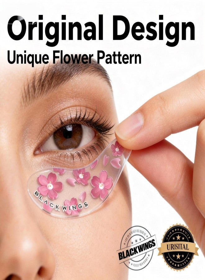 BLACK WINGS BLACKWINGS Self Adhesive Silicone Under Eye Pads, Reusable Moisturizing Under Eye Patches for Lash Lift & Eyelash Extensions, Soft Lash Extension Tools Eye Gel Pads for Salon & Home Use(Mix 6 pairs) - Image 4
