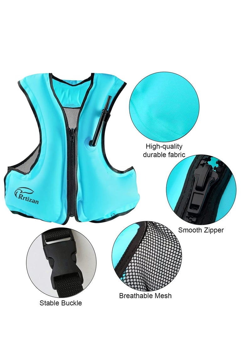 COOLBABY is a portable inflatable snorkeling vest suitable for safe swimming, snorkeling, kayaking, paddling, and other low impact water sports - Image 3