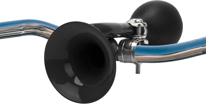 Coolrunner Bugle Horn, Retro Clown Horn, Kids Bike Horn, Classic Vintage Metal Twist Loudspeaker Siren Hooter Snail Air Horn for Vehicles Bicycles Golf Cart - Image 4