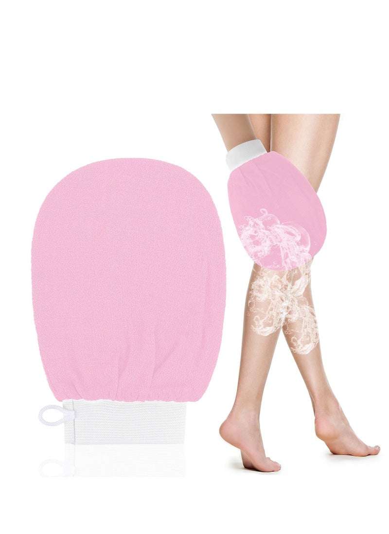 Generic - 2 PC Korean Washcloth Skincare Remover Deep Scrub Loofah Cleansing Mitts Exfoliate Cloth Exfoliation Scrubbing Bath Shower Soap Sponge Hand Towel(pink) - Image 1