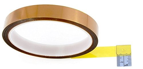 LUTIONS Cuziss High Temp Tape, Kapton Tape with Silicone Adhesive for Masking Soldering 3D Printing - 1/2" x 36 Yards - Image 4